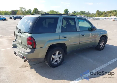 2004 Chevrolet Trailblazer Lt из США, поврежденный, VIN 1GNDT13S942186232